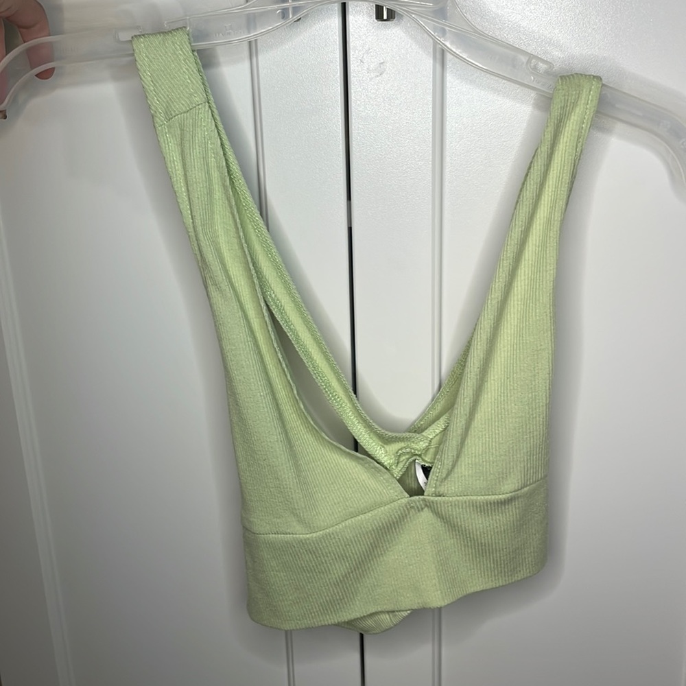 green tanktop